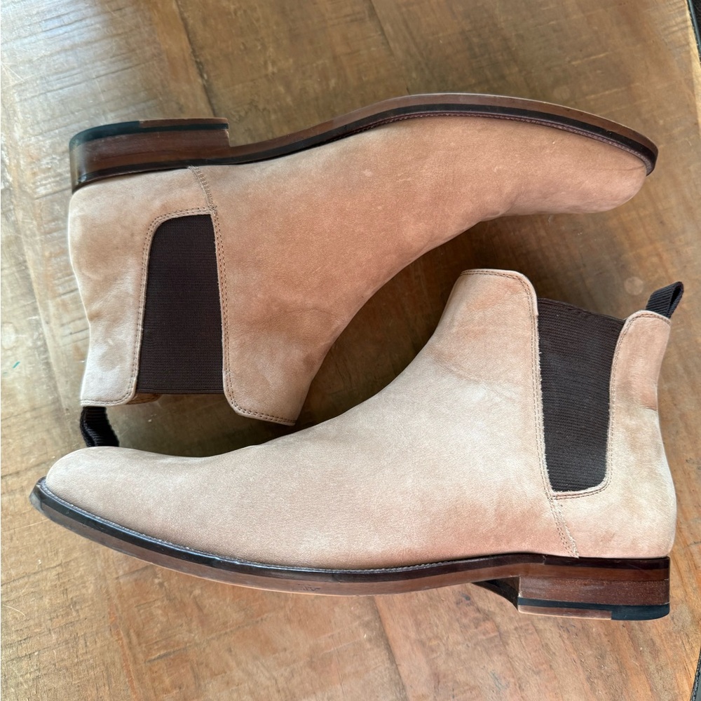 Aldo Oneilia Cognac Men’s Chelsea Boots Leather Upper,size 9
